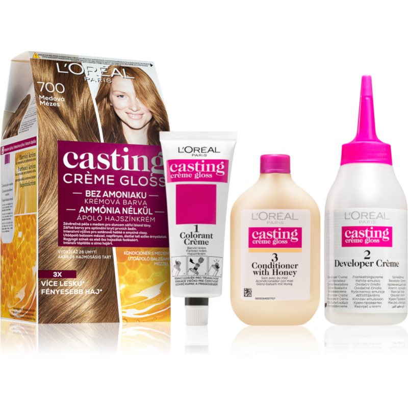 L’Oréal Paris Casting Creme Gloss barva za lase odtenek 700 Honey