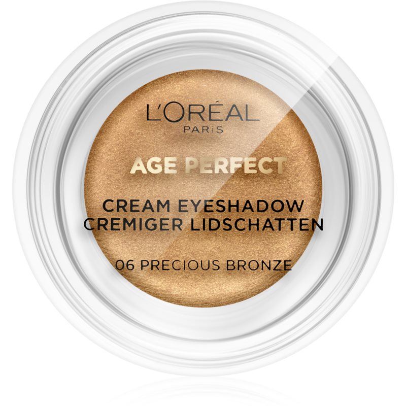 L’Oréal Paris Age Perfect Cream Eyeshadow kreminiai akių šešėliai atspalvis 06 - Precious bronze 4 ml