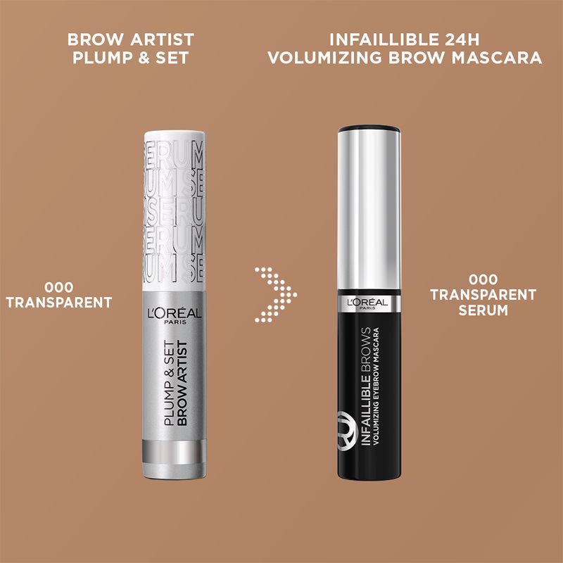 L’Oréal Paris Infaillible Brows Augenbrauen-Gel Farbton 000 Transparent Serum 4,9 ml