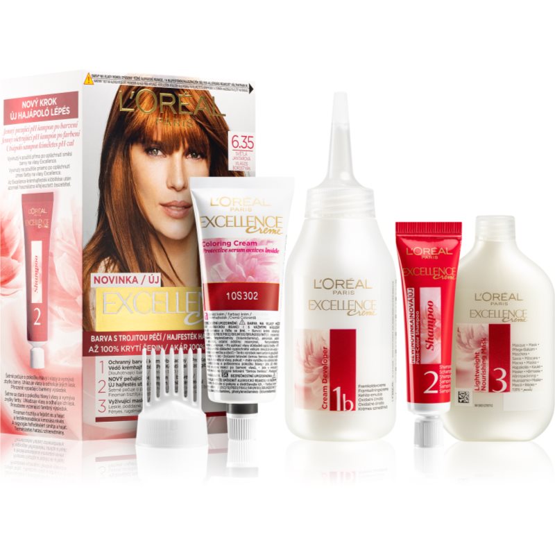 

L’Oréal Paris Excellence Creme фарба для волосся відтінок 6.35