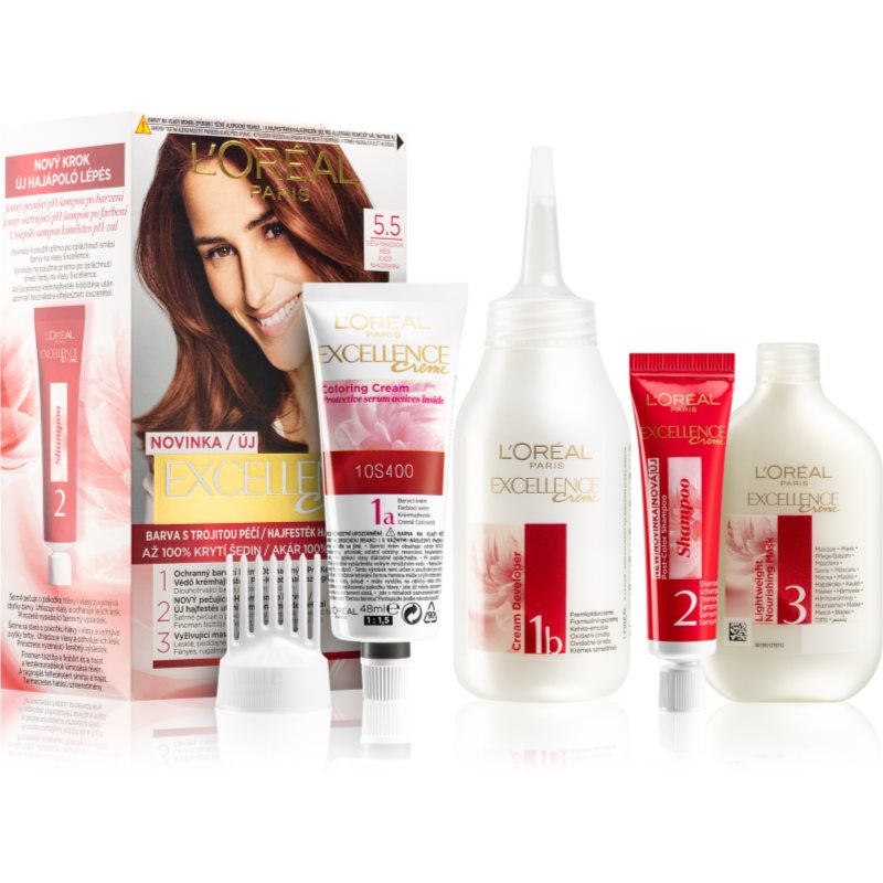 

L’Oréal Paris Excellence Creme фарба для волосся відтінок 5.5