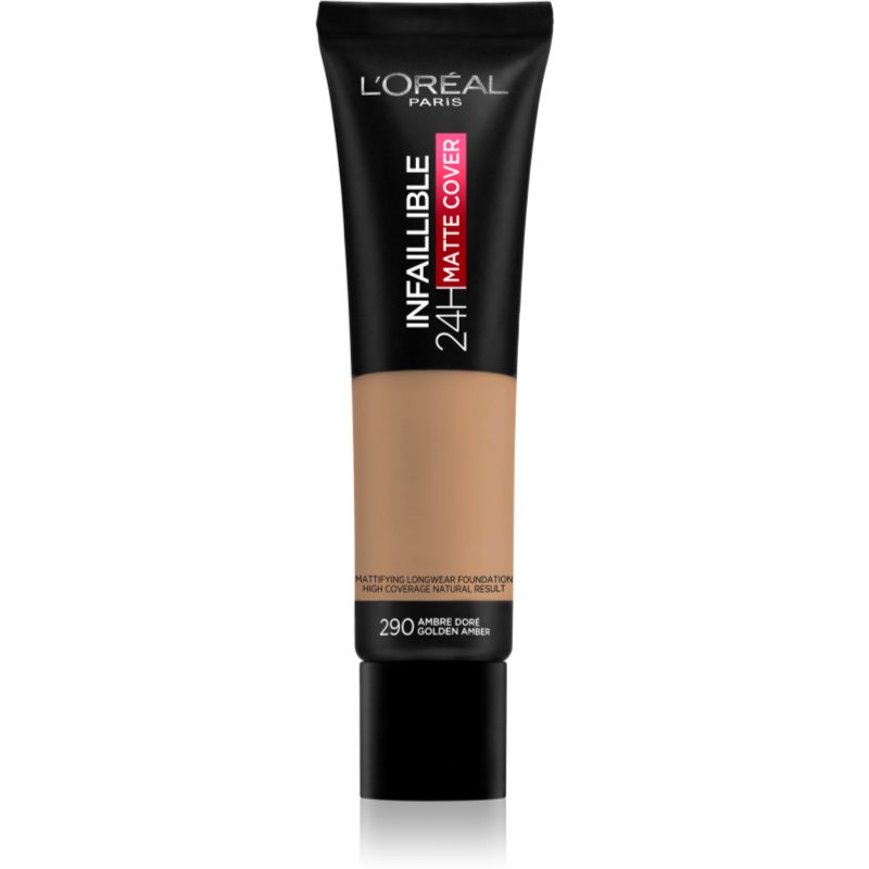 L'Oreal Paris Infallible 32H Matte Cover long-lasting mattifying foundation SPF 25 shade 290 (Neutra