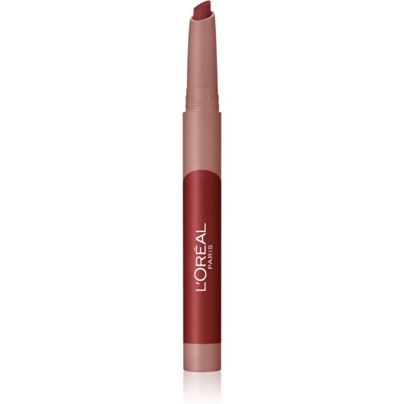 L'Oréal Paris Infaillible Matte Lip Crayon 1,3 g rúž pre ženy 112 Spice Of Life rúž v ceruzke