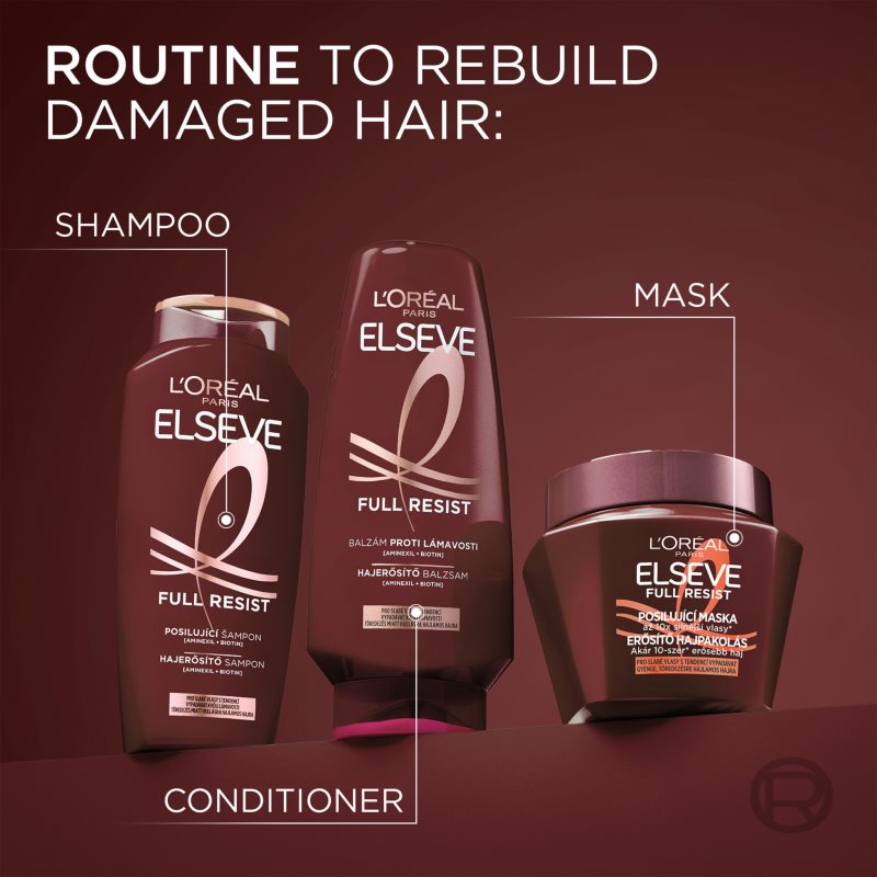 L’Oréal Paris Elseve Full Resist maska na vlasy 300 ml (obrázok 5)