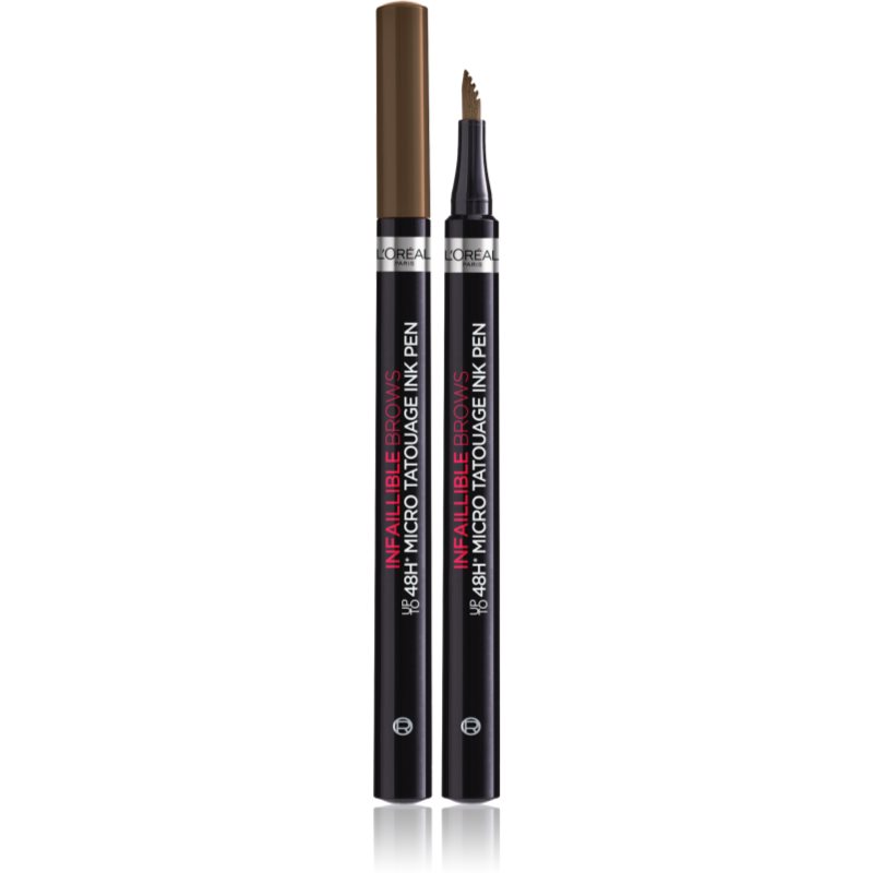 L’Oréal Paris Infaillible Brows tartós szemöldök ceruza árnyalat 108 Dark brunette 1 g