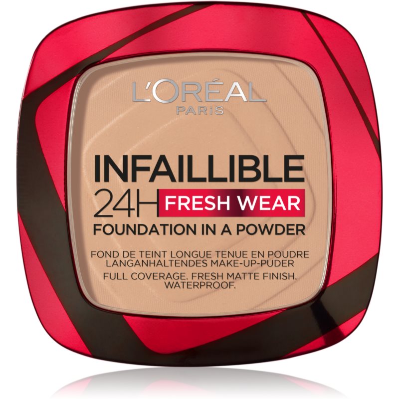 L’Oréal Paris Infaillible Fresh Wear 24h púdrový make-up odtieň 120 Vanilla 9 g
