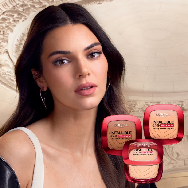 L’Oréal Paris Infaillible Fresh Wear 24h компактна тональна крем-пудра відтінок 180 Rose Sand 9 гр