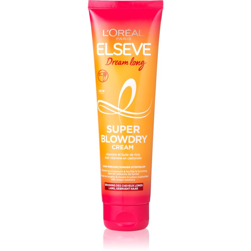 L'Oréal Paris Elseve Dream Long Super Blowdry Cream 150 ml pre tepelnú úpravu vlasov pre ženy