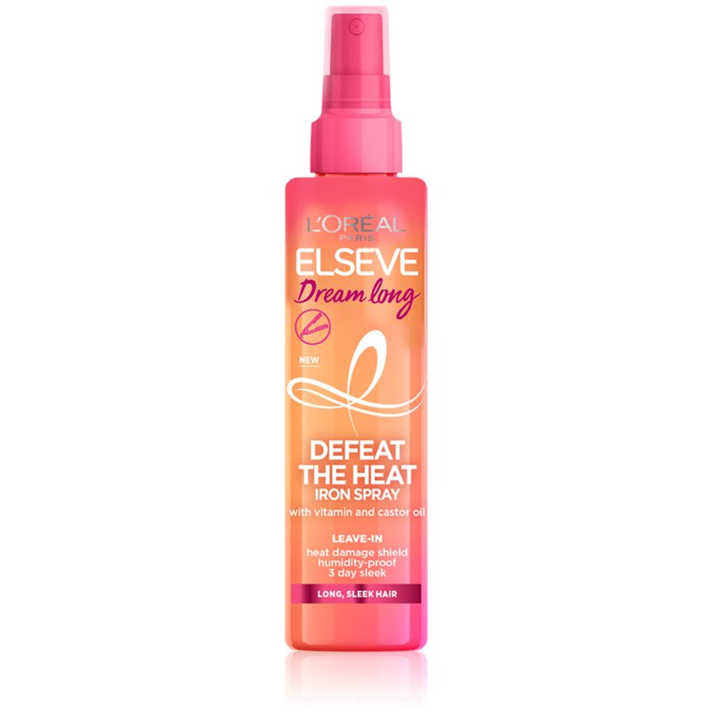 L'Oréal Paris Elseve Dream Long Defeat The Heat Spray 150 ml pre tepelnú úpravu vlasov pre ženy