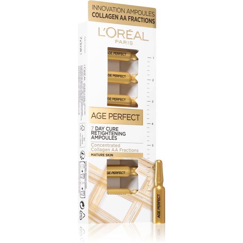 L’Oréal Paris Age Perfect Skin Oil Ampoules – 7-day Smoothing Treatment 7x1 Ml