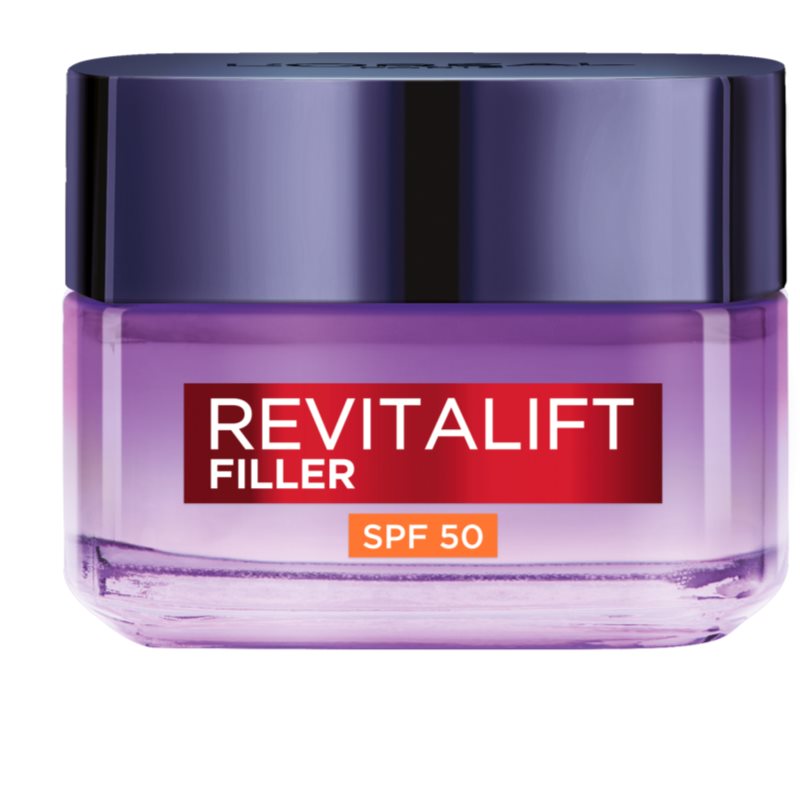 L’Oréal Paris Revitalift Filler wypełniający krem na dzień przeciw starzeniu się SPF 50 50 ml
