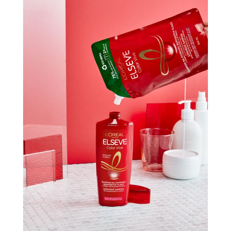 L’Oréal Paris Elseve Color-Vive Shampoo For Colour-treated Hair Refill 500 Ml