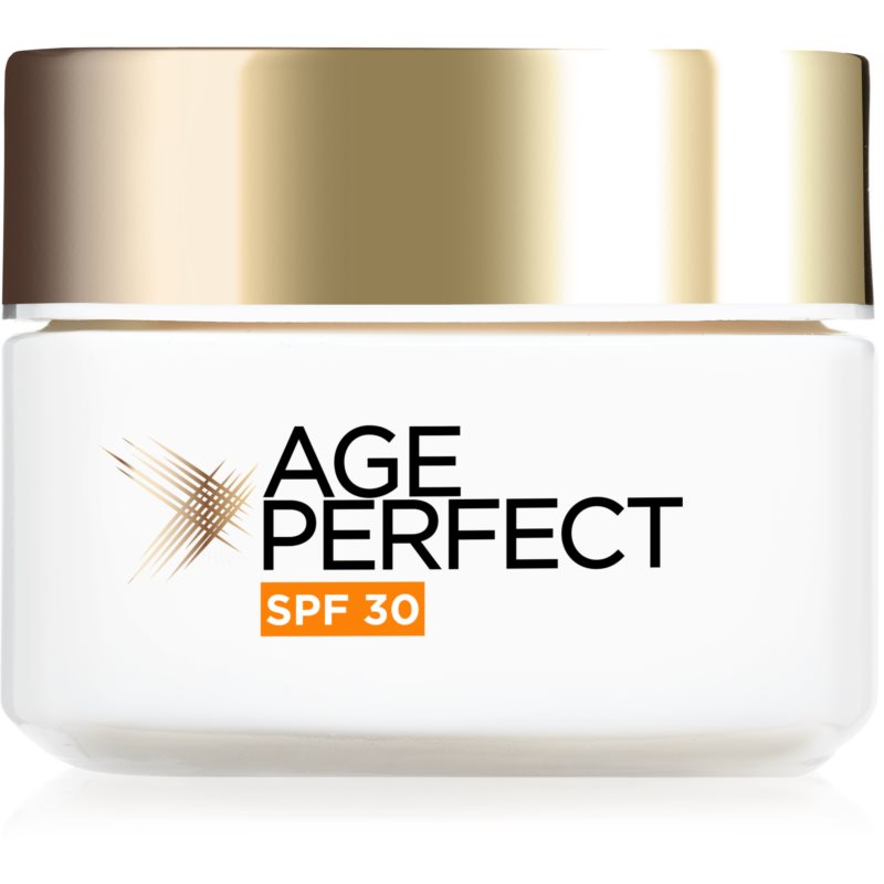 L'Oréal Paris Age Perfect Collagen Expert Retightening Care SPF30 50 ml denný pleťový krém pre ženy na pigmentové škvrny; spevnenie a lifting pleti
