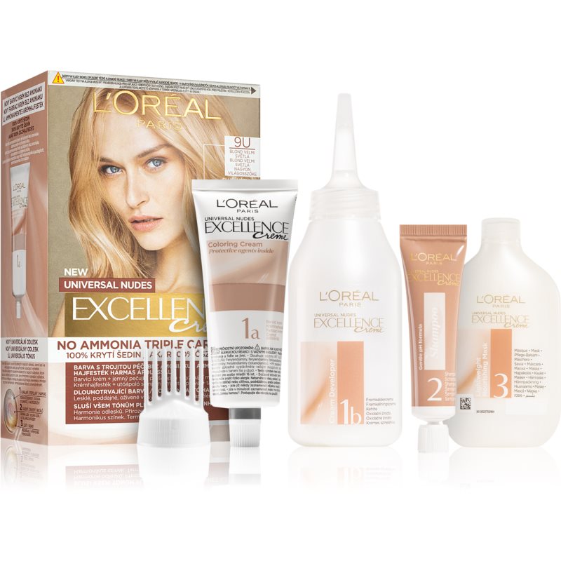 E-shop L’Oréal Paris Excellence Universal Nudes permanentní barva na vlasy odstín 9U 1 ks