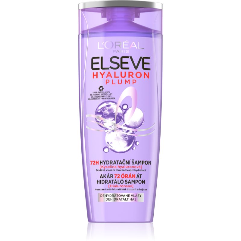 L’Oréal Paris Elseve Hyaluron Plump Moisturising Shampoo With Hyaluronic Acid 250 Ml