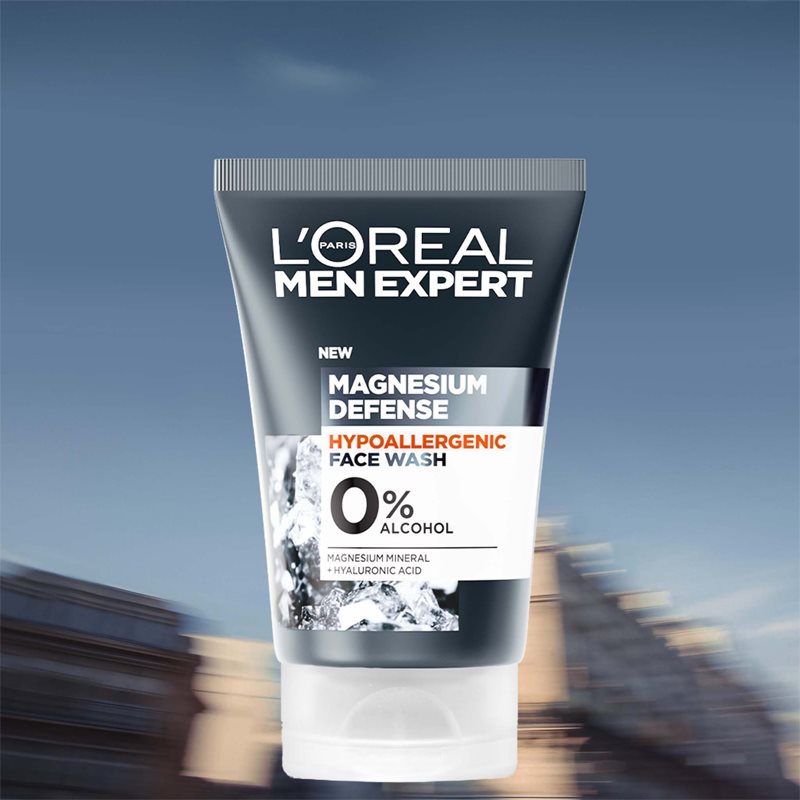 L’Oréal Paris Men Expert Magnesium Defence Facial Cleansing Gel For Men 100 Ml