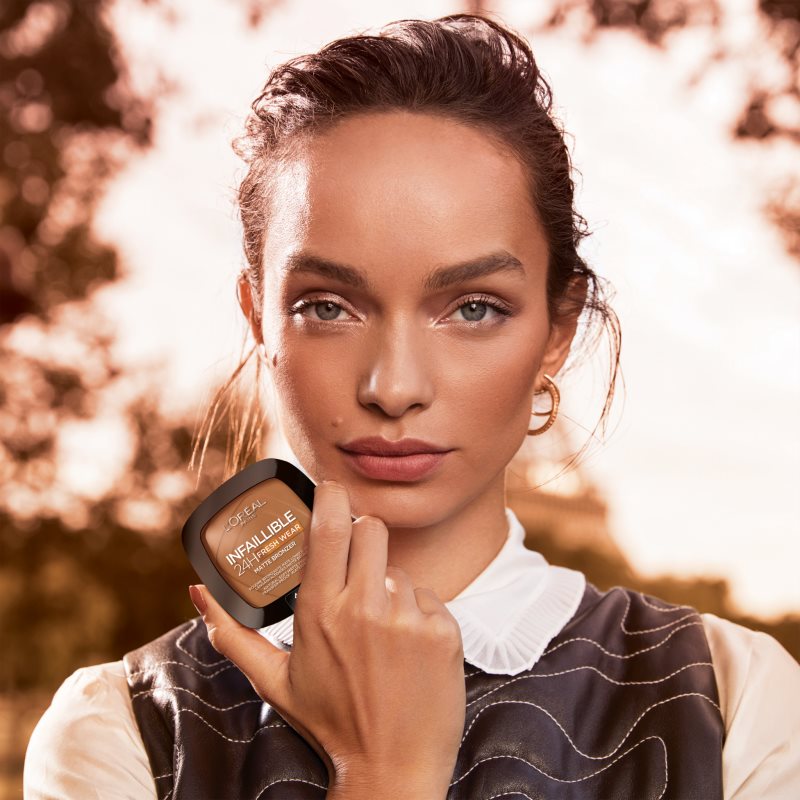 L’Oréal Paris Infaillible Fresh Wear 24h бронзер з матуючим ефектом відтінок 300 Light Medium 9 гр