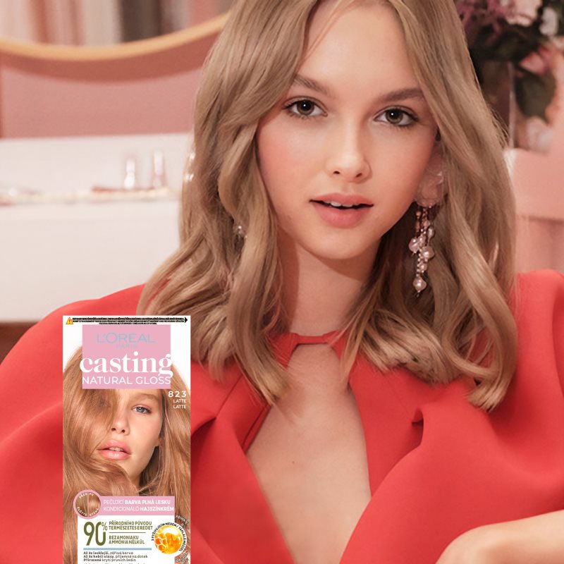 L’Oréal Paris Casting Creme Natural Gloss Semi-permanent Hair Colour Shade 523 Brown Caramel