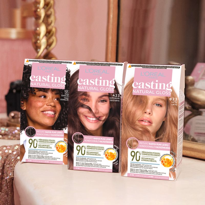 L’Oréal Paris Casting Creme Natural Gloss Semi-permanent Hair Colour Shade 323 Brown Chocolate