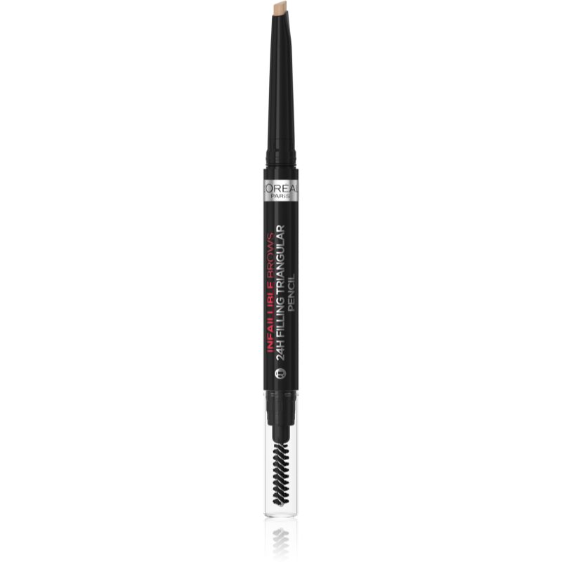 L’Oréal Paris Infaillible 24h Filling Triangular Pencil precízna ceruzka na obočie vodeodolná odtieň 07 Blonde 1 ml