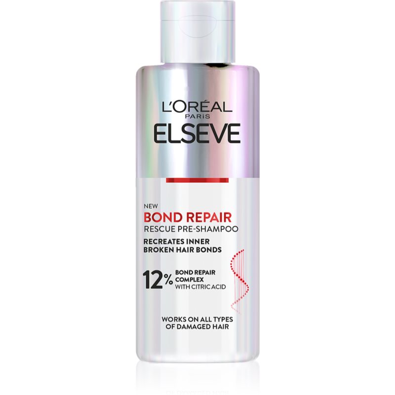L'Oréal Paris Elseve Bond Repair Pre-Shampoo 200 ml šampón pre ženy na poškodené vlasy