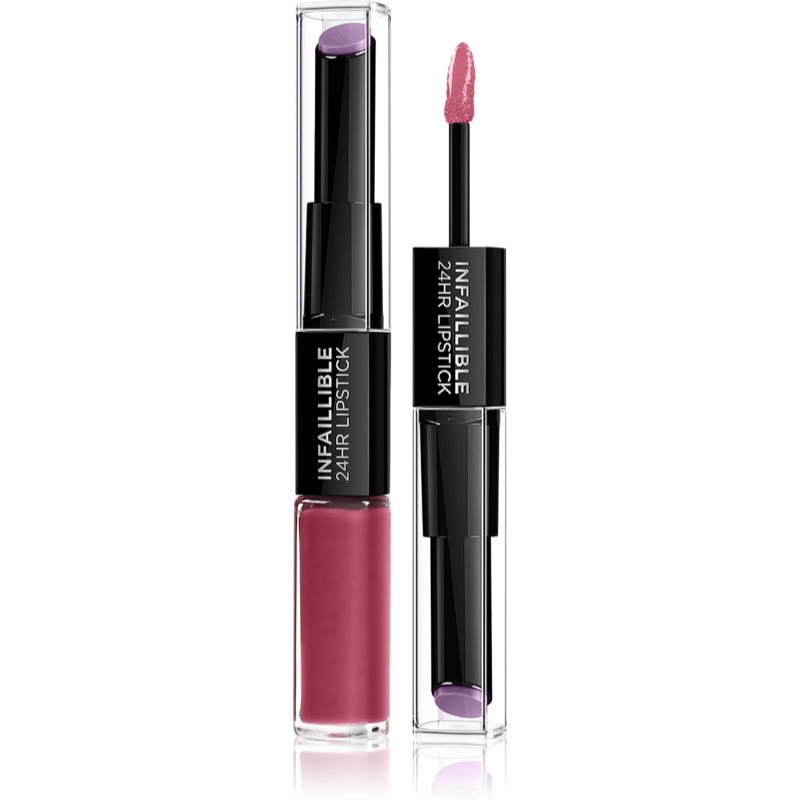 L'Oreal Paris Infallible 24H long-lasting lipstick and lip gloss 2-in-1 shade 302 Rose Eternite 5,7 