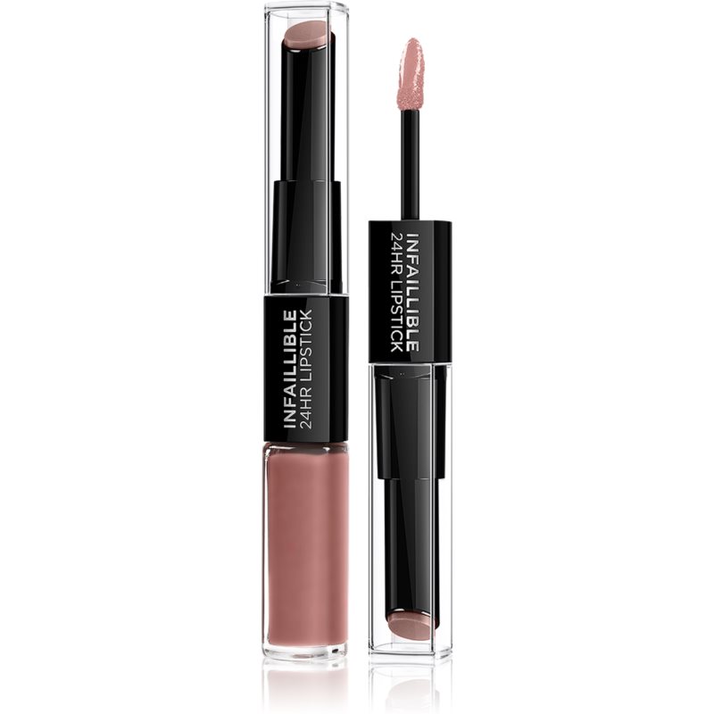 L'Oreal Paris Infallible 24H long-lasting lipstick and lip gloss 2-in-1 shade 101 Everlasting Parisi