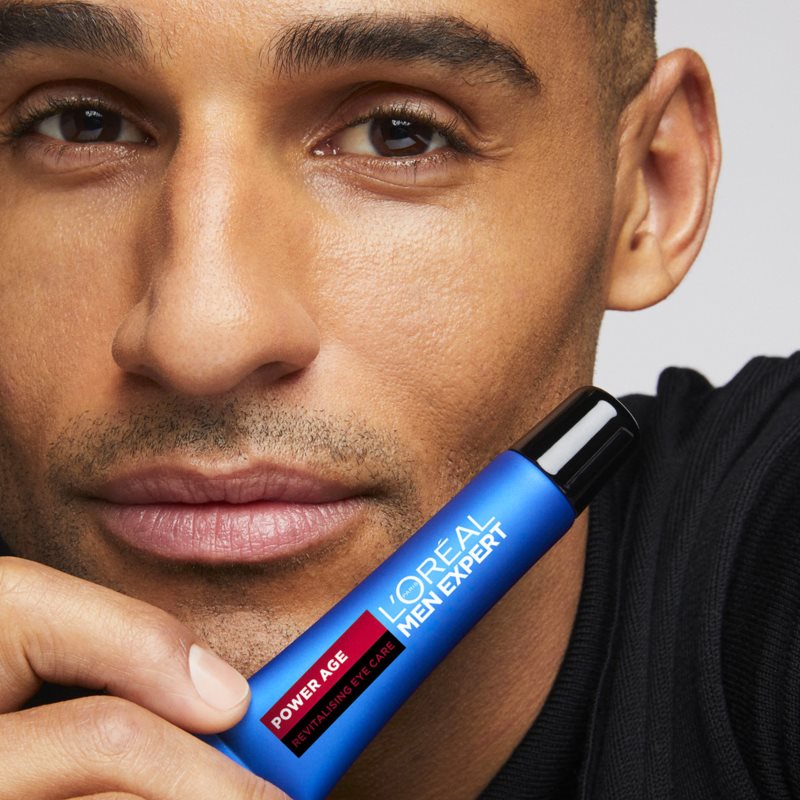 L’Oréal Paris Men Expert Power Age відновлювальний і освітлювальний крем для шкріри навколо очей для чоловіків 15 мл