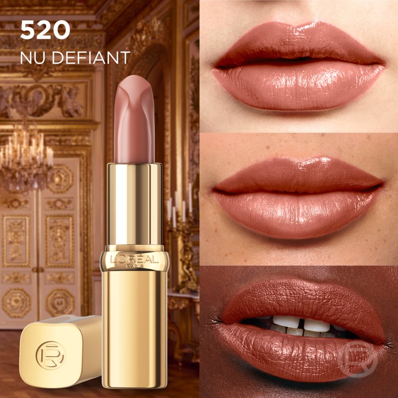 L’Oréal Paris Color Riche Free the Nudes creamy moisturising lipstick shade 520 NU DEFIANT 4,7 g