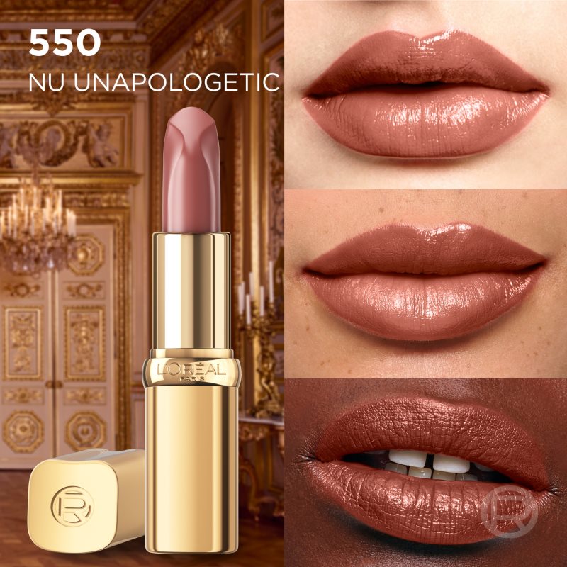 L’Oréal Paris Color Riche Free The Nudes Creamy Moisturising Lipstick Shade 550 NU UNAPOLOGETIC 4,7 G