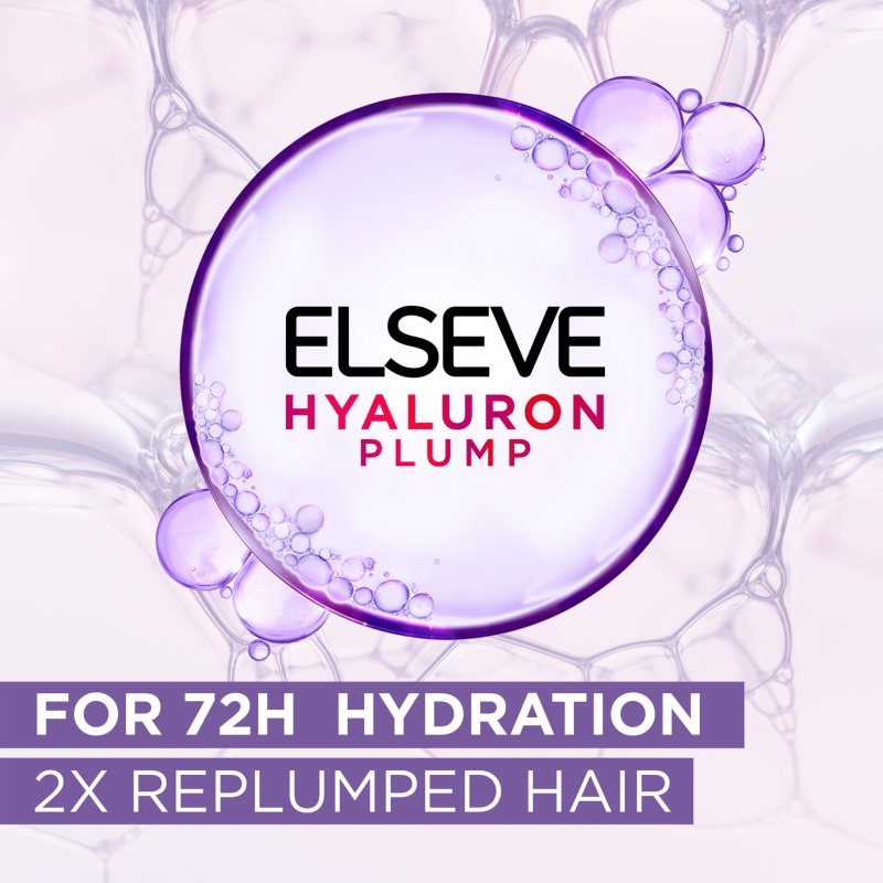 L’Oréal Paris Elseve Hyaluron Plump Moisturising Shampoo With Hyaluronic Acid 1000 Ml