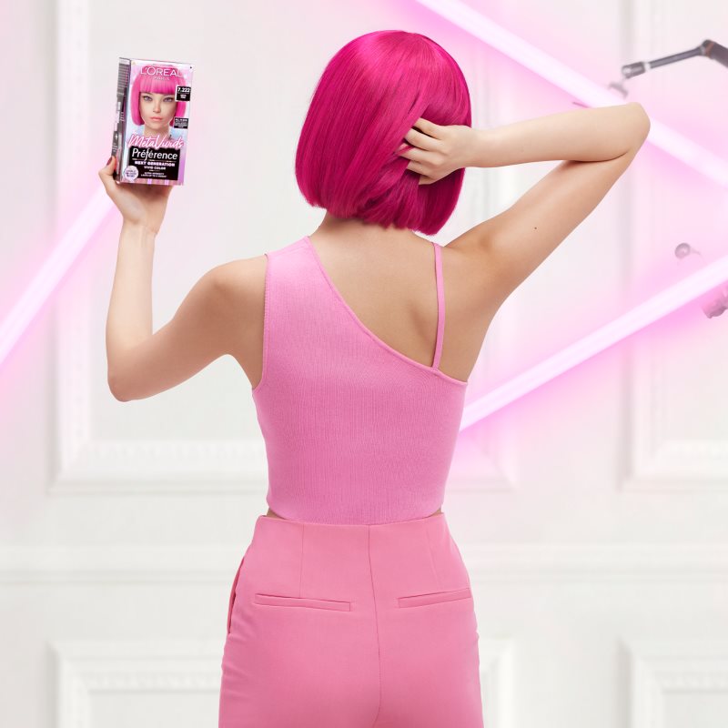 L’Oréal Paris Préférence Meta Vivids Semi-permanent Hair Colour Shade 7.222 Meta Pink 1 Pc