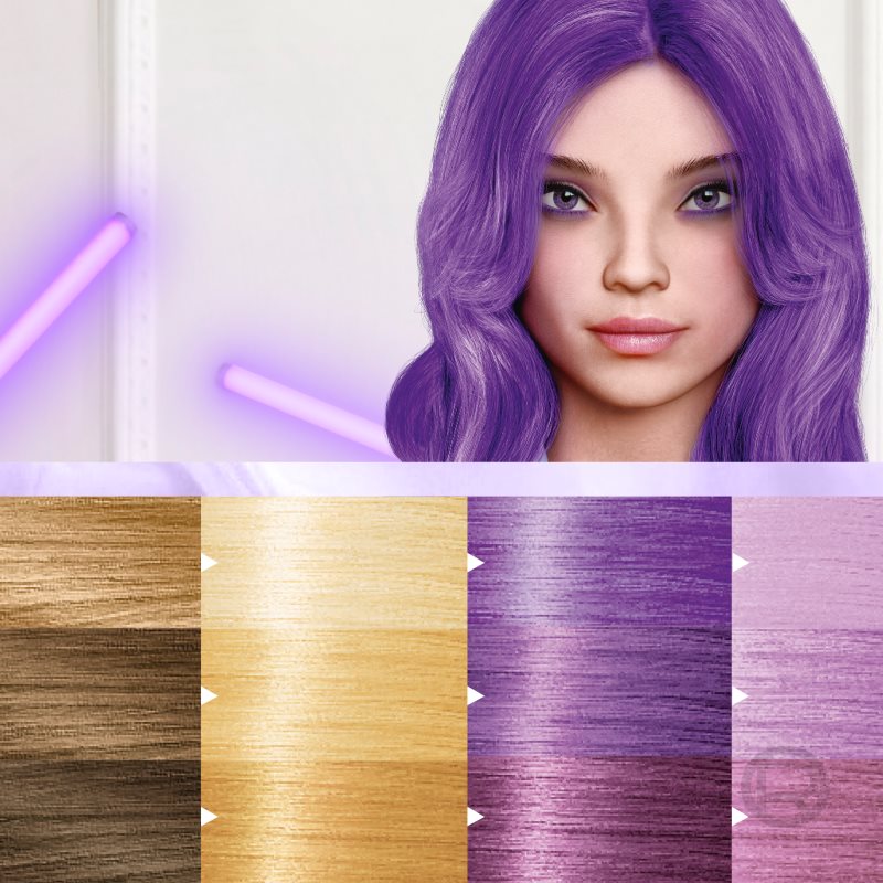 L’Oréal Paris Préférence Meta Vivids Semi-permanent Hair Colour Shade 9.120 Meta Lilac 1 Pc