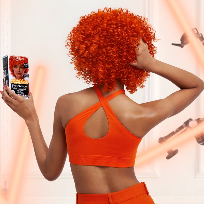 L’Oréal Paris Préférence Meta Vivids Semi-permanent Hair Colour Shade 6.403 Meta Coral 1 Pc