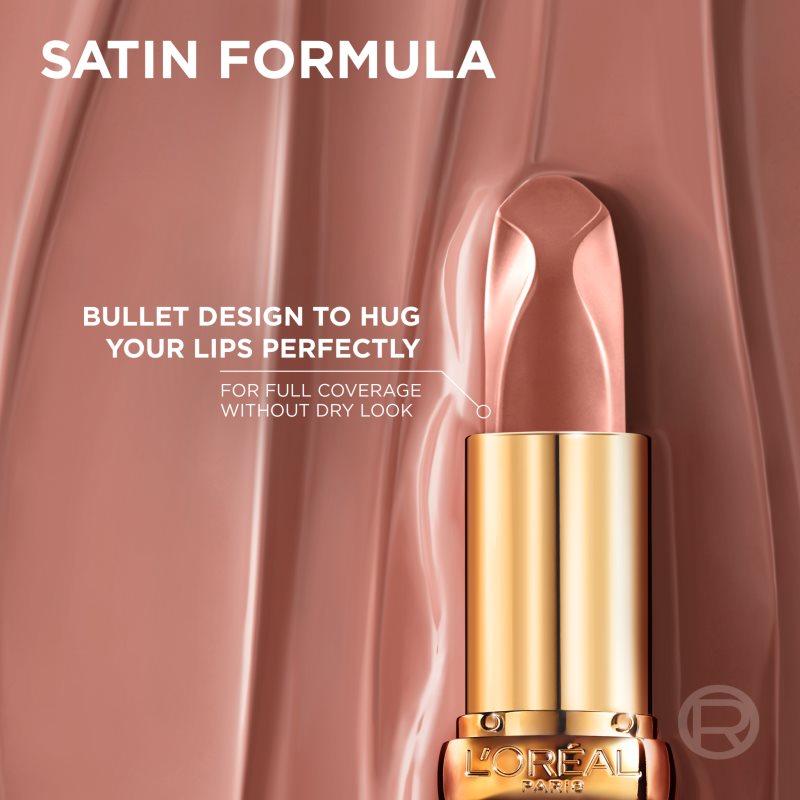 L’Oréal Paris Color Riche Free the Nudes creamy moisturising lipstick shade 601 WORTH IT 4,7 g