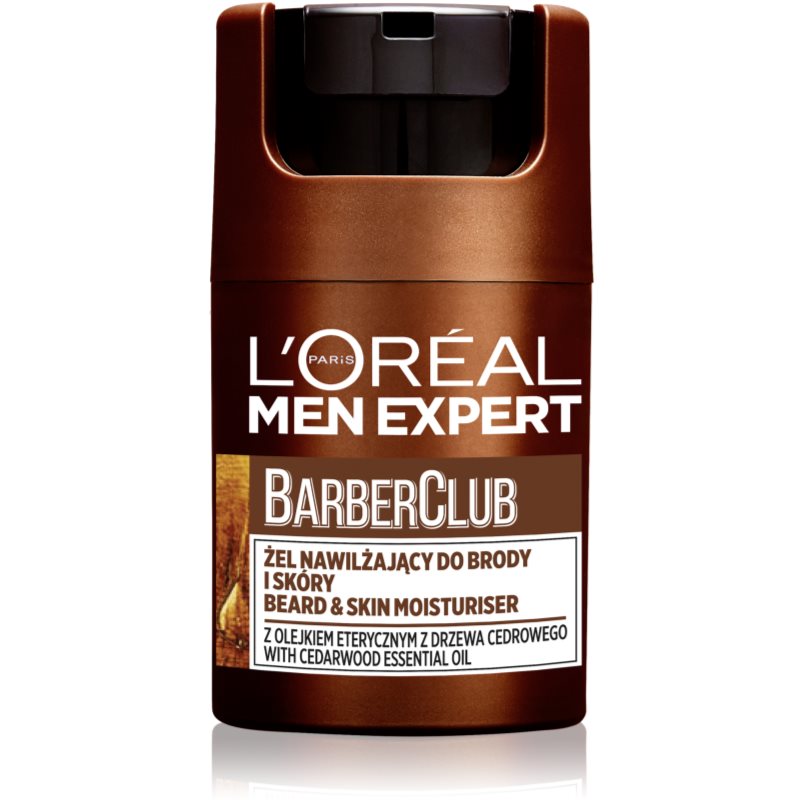 L’Oréal Paris Men Expert Barber Club Feuchtigkeitscreme für Gesicht und Bart für Herren 50 ml