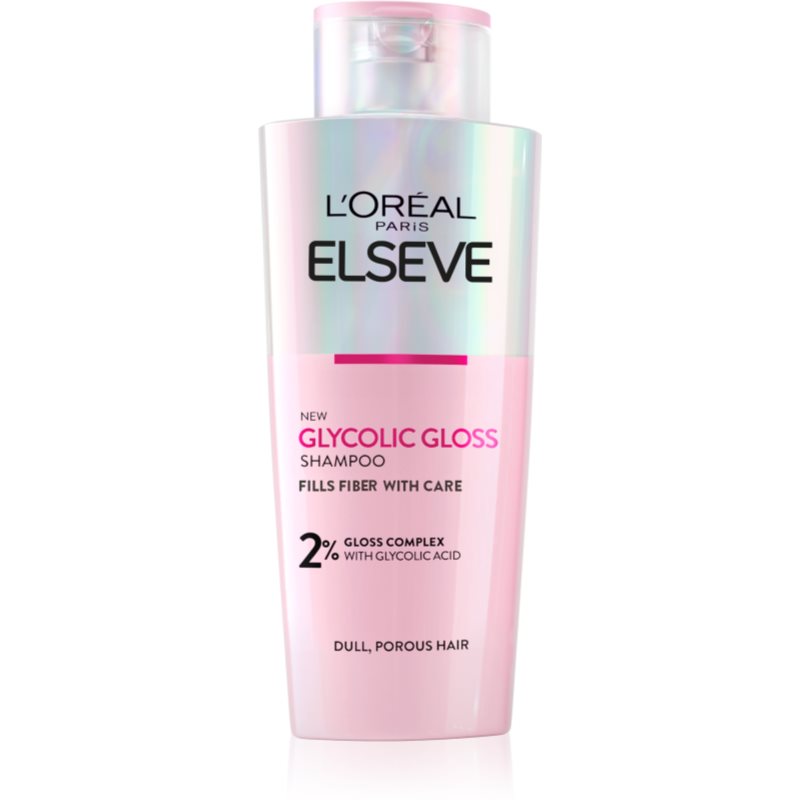 L’Oréal Paris Elseve Glycolic Gloss відновлюючий шампунь для надання блиску тьмяному волоссю 200 мл