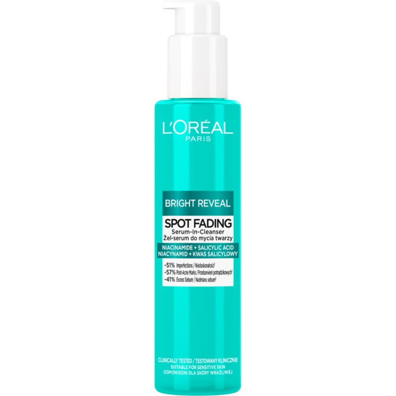 L’Oréal Paris Bright Reveal Reinigungsgel gegen Pigmentflecken 150 ml