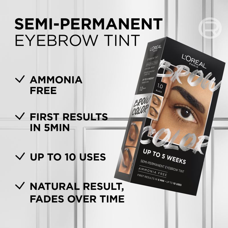 L’Oréal Paris Brow Color barva na obočí odstín 1.0 Black 1 ks (obrázek 3)
