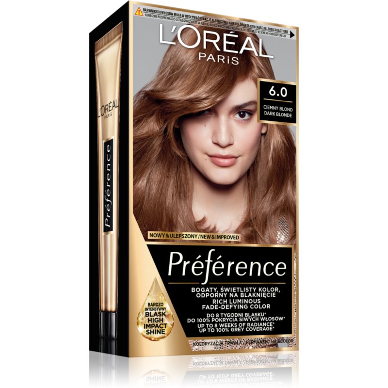 L’Oréal Paris Préférence Haarfarbe Farbton 6 Dark Blonde 1 St.