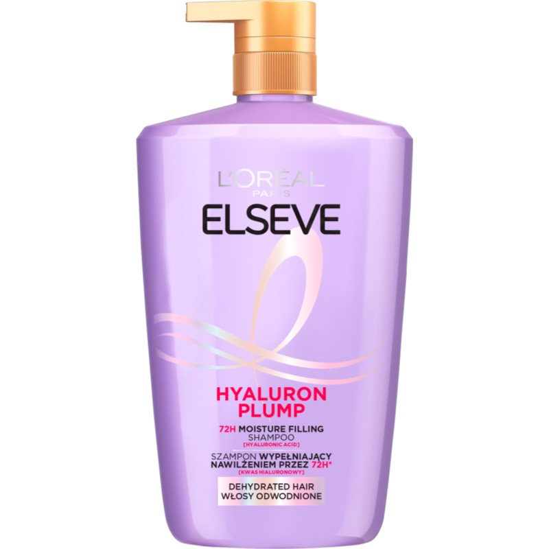 L’Oréal Paris Elseve Hyaluron Plump hydratisierendes Shampoo mit Hyaluronsäure 1.000 ml