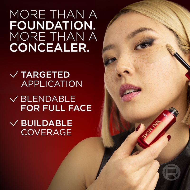 L’Oréal Paris Infaillible Skin Ink make-up a korektor v jednom odstín 40 Warm 15 ml (obrázek 5)