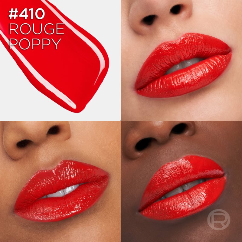 L’Oréal Paris Infaillible Laque Resistance dlouhotrvající tekutá rtěnka dodávající hydrataci a lesk odstín 410 Rouge Poppy 4.3 ml