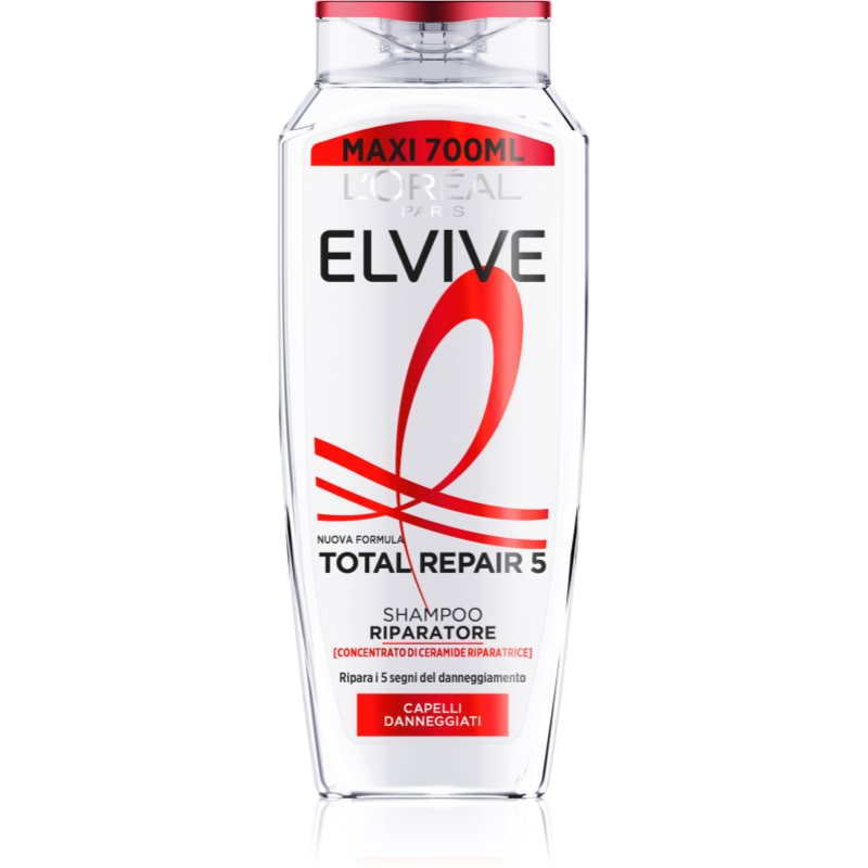 L’oréal Paris Mulher Elvive Total Repair 5 Champô Regenerador Para Cabelo Danificado 700 Ml