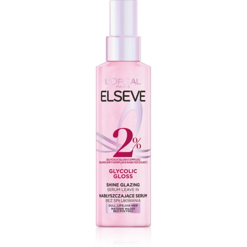 L’Oréal Paris Elseve Glycolic Gloss Serum ohne Ausspülen für höheren Glanz 150 ml