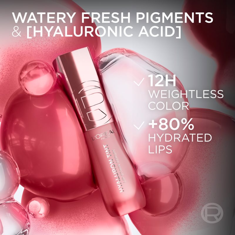 L’Oréal Paris Plump Ambition lesk na pery pre väčší objem s kyselinou hyalurónovou odtieň 490 Berry Jolie 5 ml