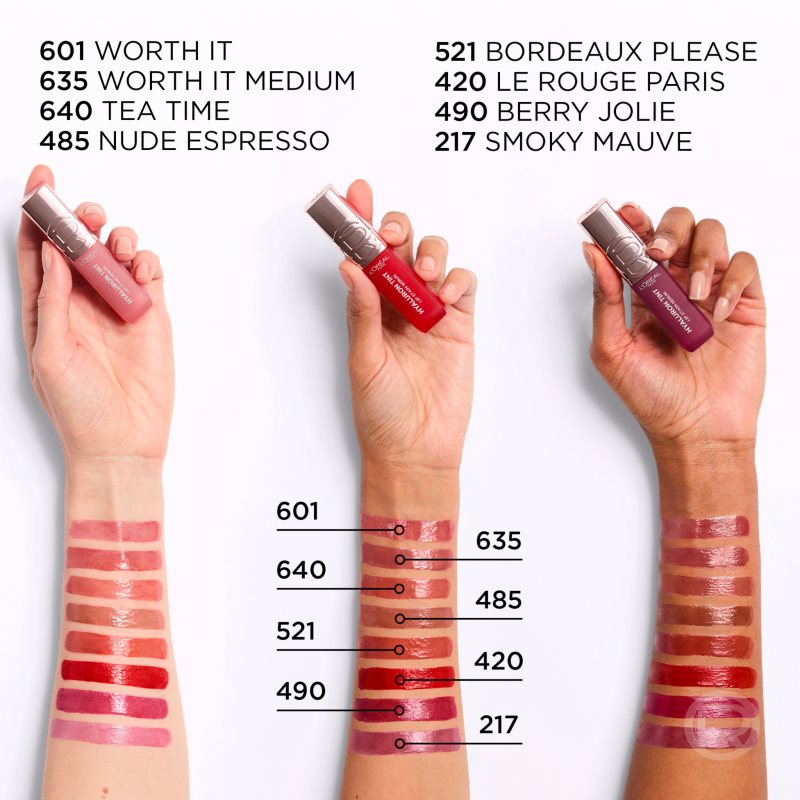 L’Oréal Paris Plump Ambition lesk na pery pre väčší objem s kyselinou hyalurónovou odtieň 490 Berry Jolie 5 ml