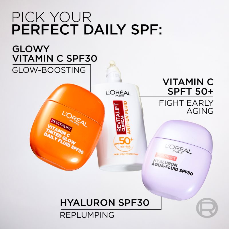 L’Oréal Paris Revitalift Hyaluron Aqua-Fluid ľahký ochranný fluid SPF 30 40 ml