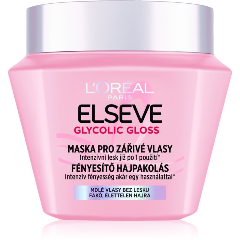 L’Oréal Paris Elseve Glycolic Gloss maska na vlasy pre žiarivý lesk 300 ml