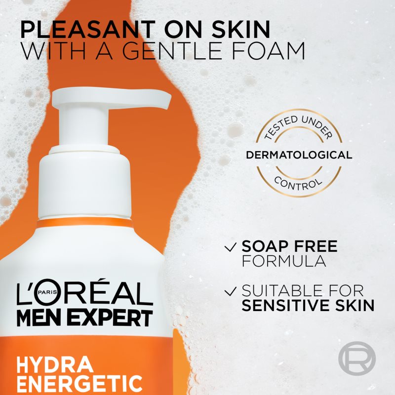 L’Oréal Paris Men Expert Hydra Energetic osviežujúci čistiaci gél pre mužov 260 ml